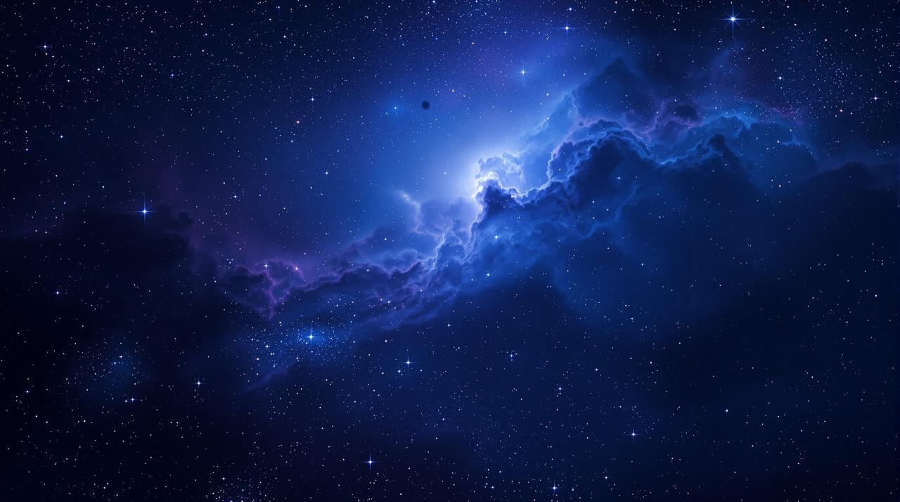 今日影视星空背景 - 深空宇宙星云场景
